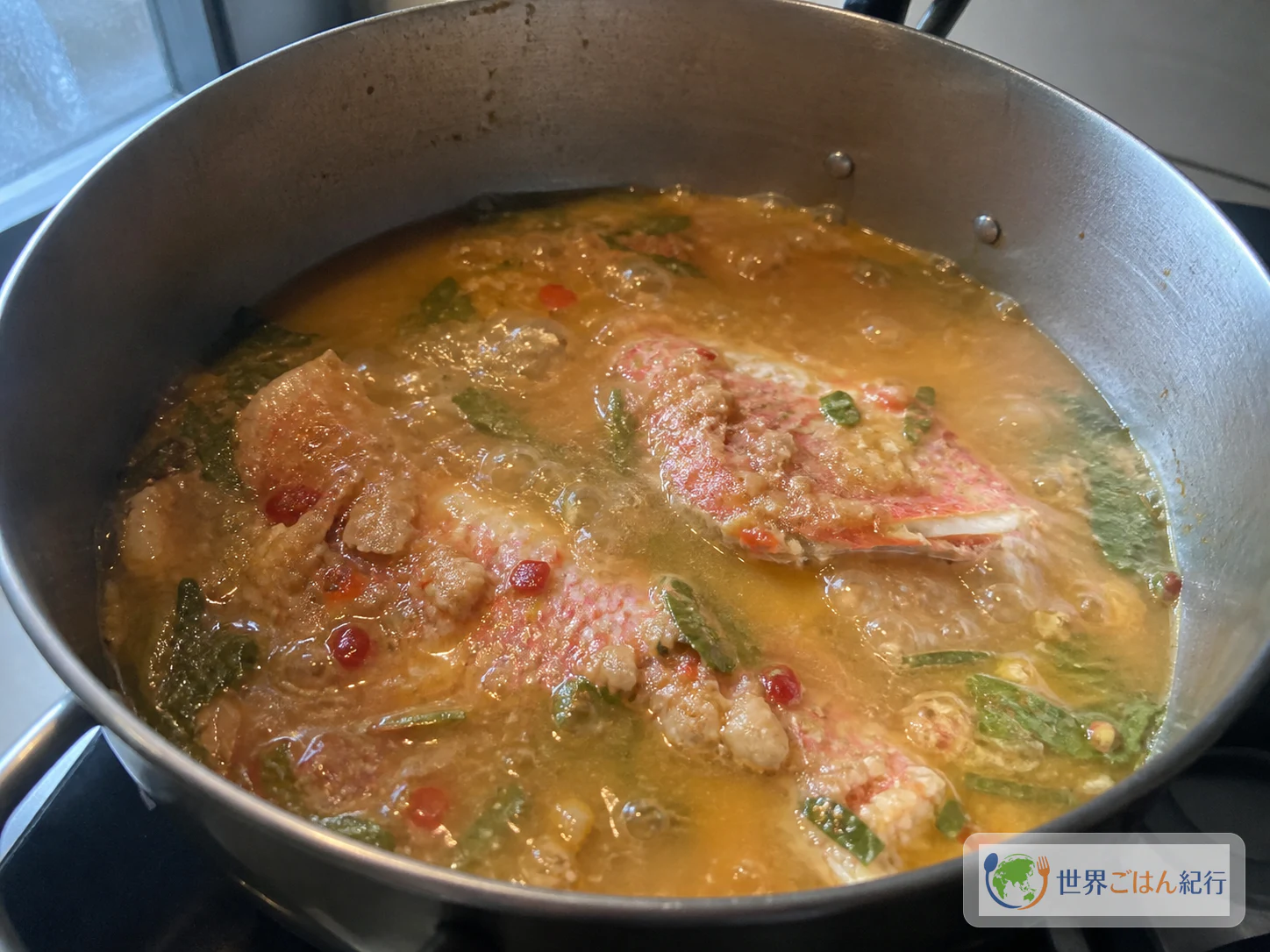 手順4: 酸味の魚スープにする